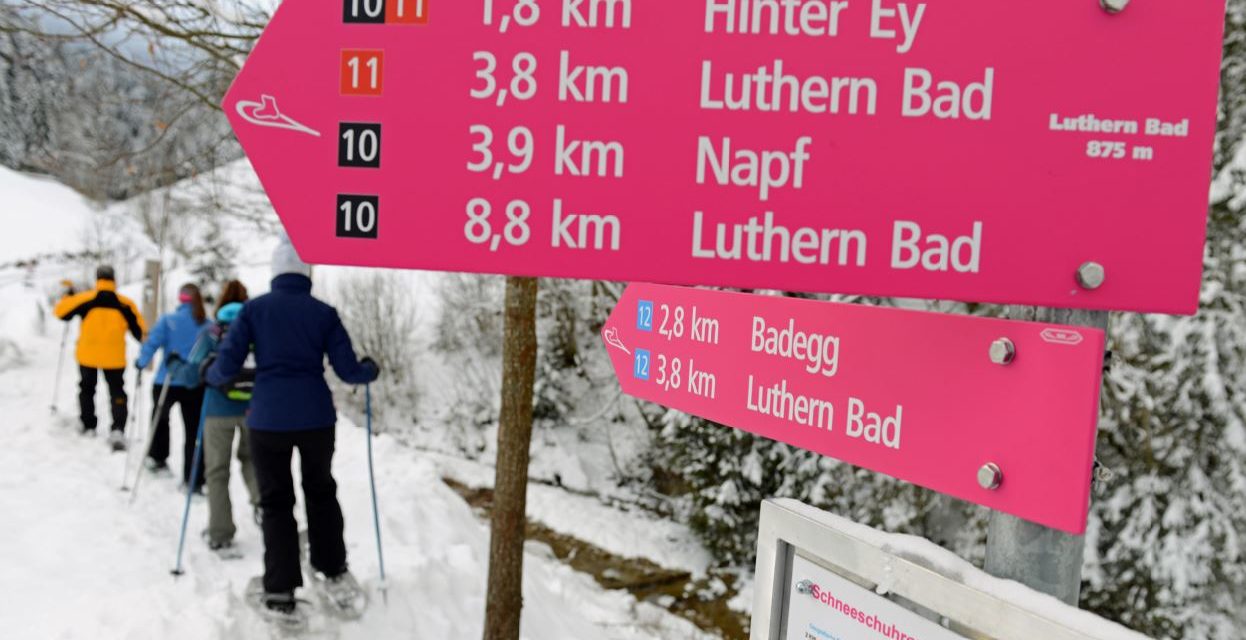 Mit dem Schneetourenbus ins Napfgebiet